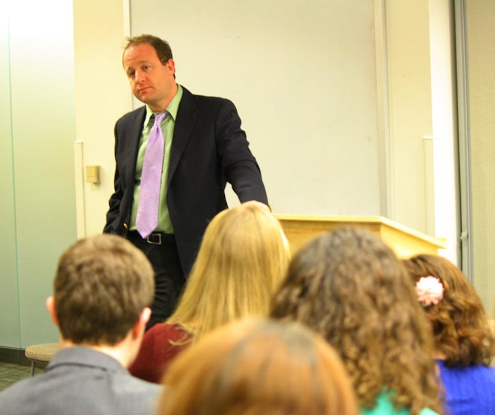 Openly gay Rep. Jared Polis, D-Colo., spoke about gay representation in Congress and the Republican partyâ€™s â€œanti-gayâ€ bias Dec. 1.