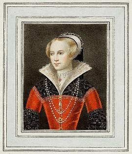 SHORE THING - Edward IV's mistress, Jane Shore, was portrayed alternately as promiscuous and virtuous after her death in 1527. Here, Shore is shown at her best. The exhibit also features a watercolor by the same artist in which she is seen topless.