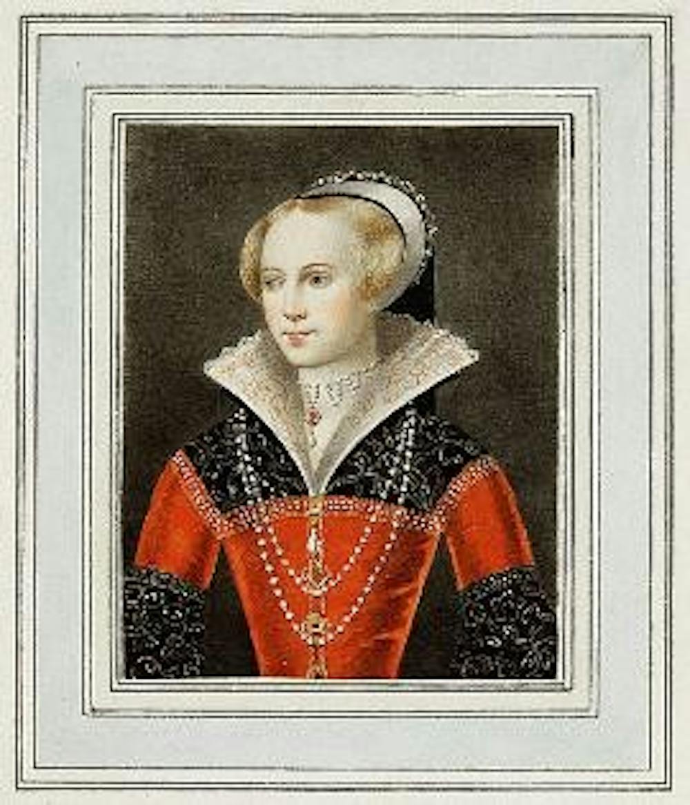 SHORE THING - Edward IV's mistress, Jane Shore, was portrayed alternately as promiscuous and virtuous after her death in 1527. Here, Shore is shown at her best. The exhibit also features a watercolor by the same artist in which she is seen topless.