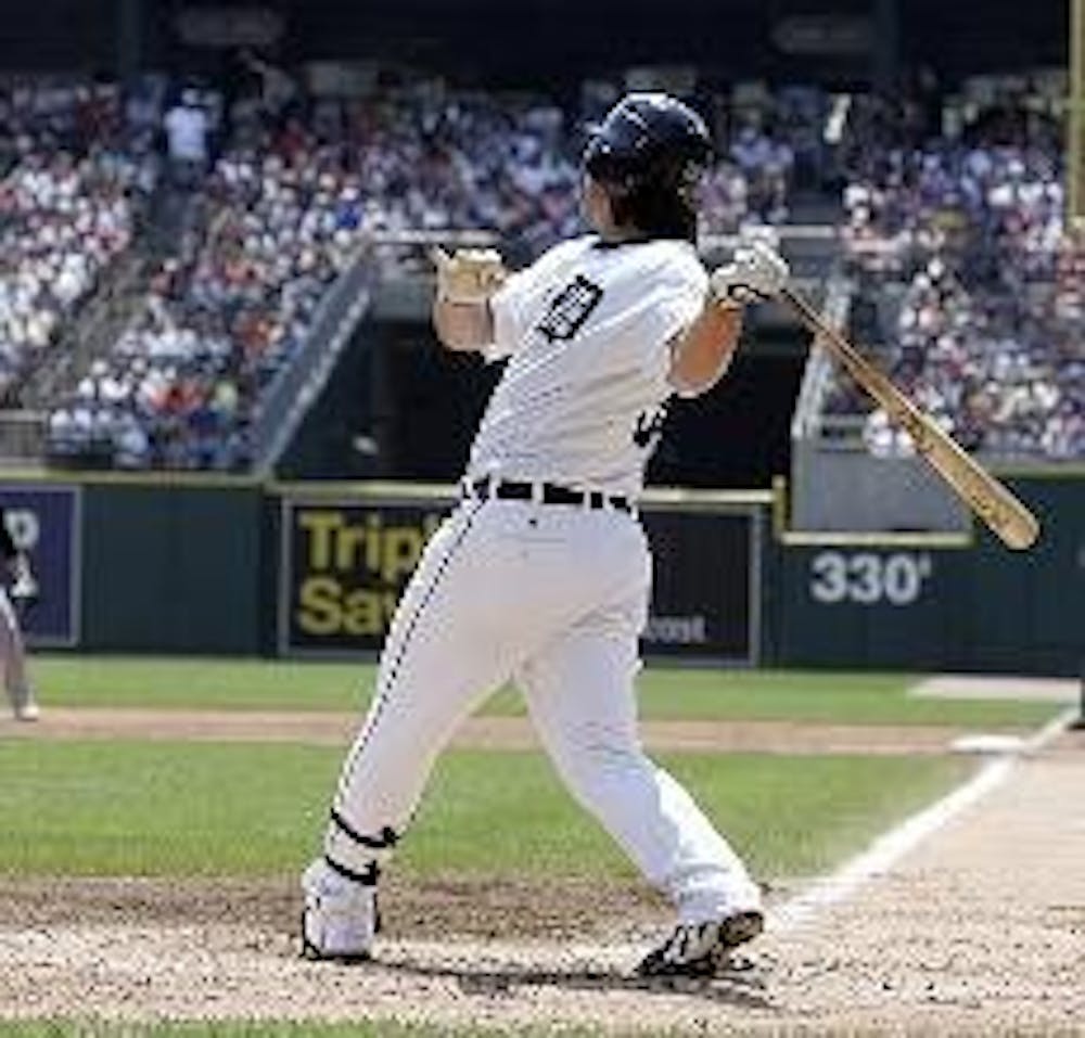 MOTOWN MONSTER- Detroit Tigers outfielder Magglio Ordonez looks to have another breakout season after winning the batting title by hitting .363 with 28 home runs and 139 RBI last year. 