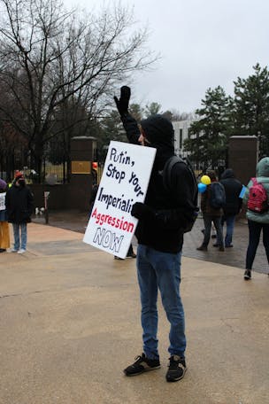 Embassy protest