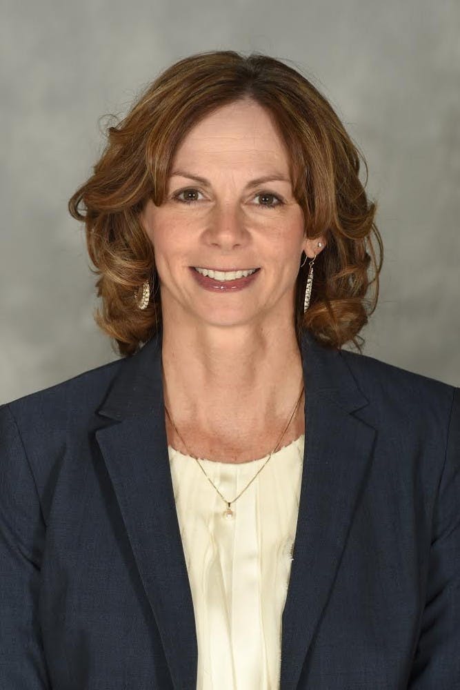 AU women's basketball head coach Megan Gebbia