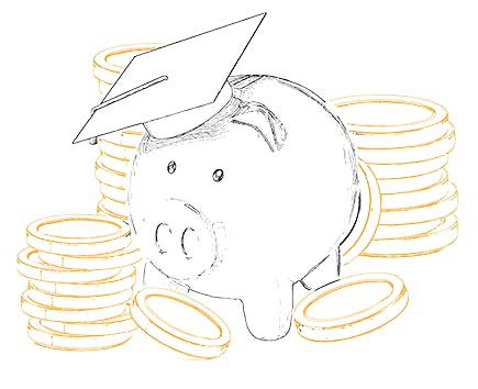 PRINT piggy bank graphic
