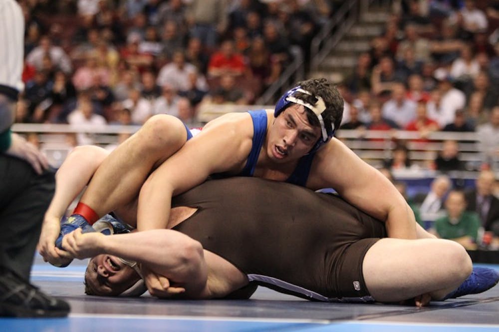 AU wrestling team places fifth at NCAA Championships; Coach wins top award