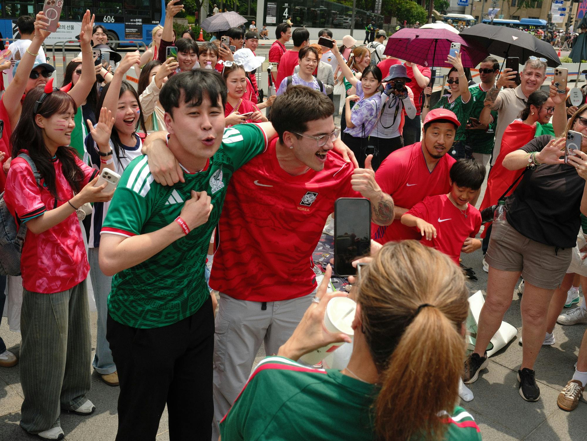 Mexico and South Korea World Cup 