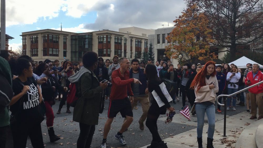 Altercation at Protest