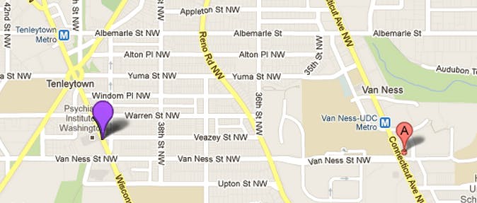 A female robbery suspect held up tellers at banks on Wisconsin Avenue (Purple) and Connecticut Avenue (A).