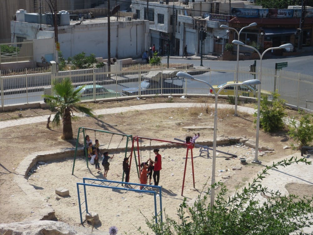  Jordanian Kids I spoke with near the Citadel of Amman.