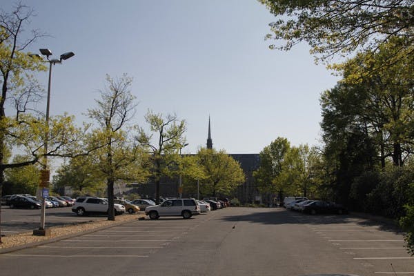 WELCOME HOME â€” University Architect Jerry Gager said the Nebraska Parking Lot is one of many locations under consideration for the expansion of AUâ€™s housing options. Tenley Campus is another possibility.