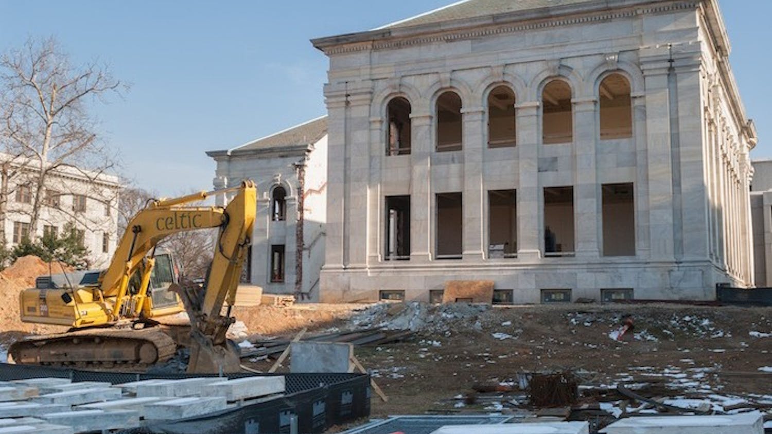 	McKinley Building under construction in January 2013.