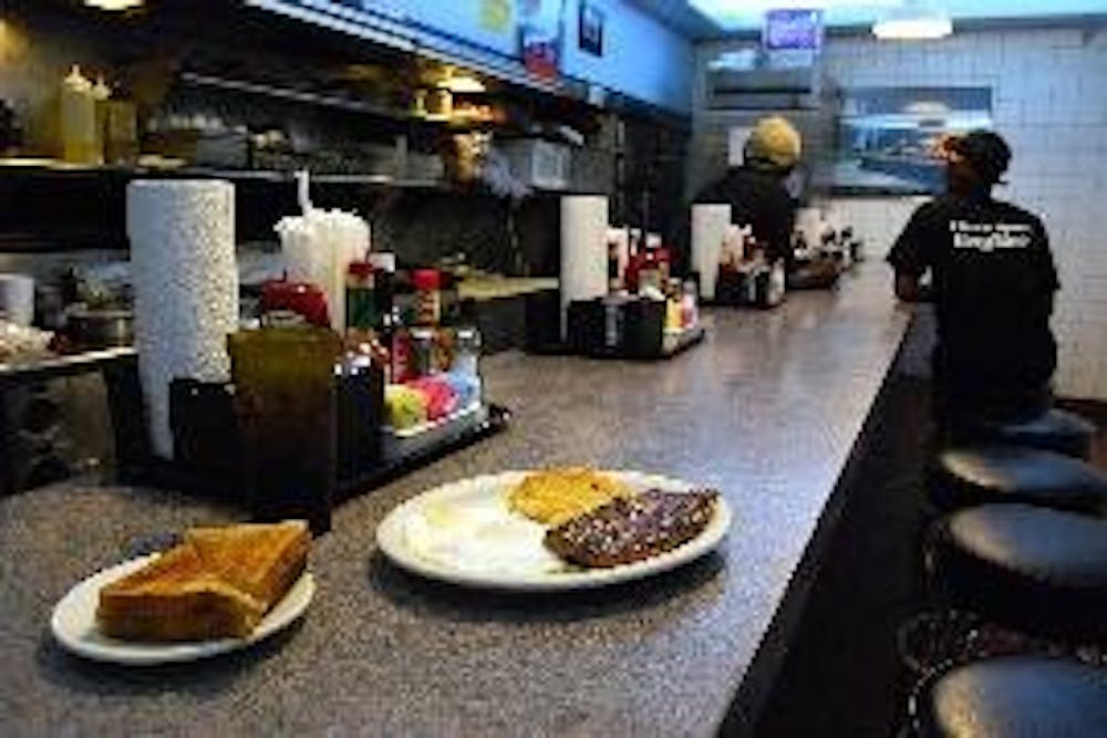 A TENLEY ICON - Steak n' Egg, a favorite among night owls and early birds alike, makes a great breakfast at any hour of the day.(4700 Wisconsin Ave., NW) Kelsey Dickey/THE EAGLE