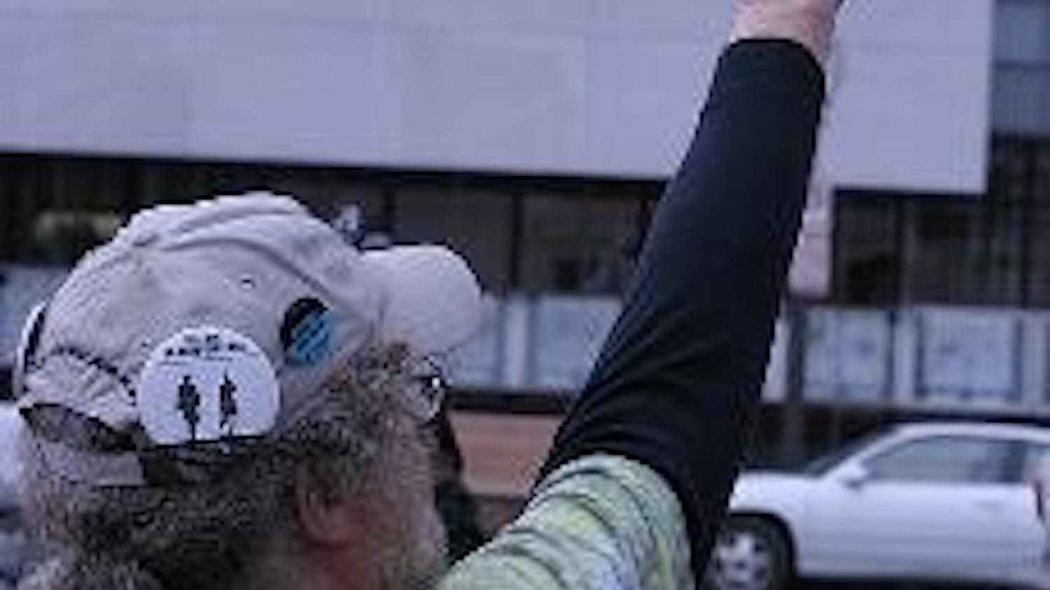 ANTI-WAR MARCH - Protesters march during one of a number of events held yesterday to mark the five-year anniversary of the beginning of the Iraq war.