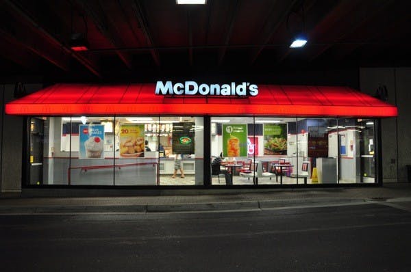 McDonald\'s on AU\'s campus is closing after its lease expires in December.
