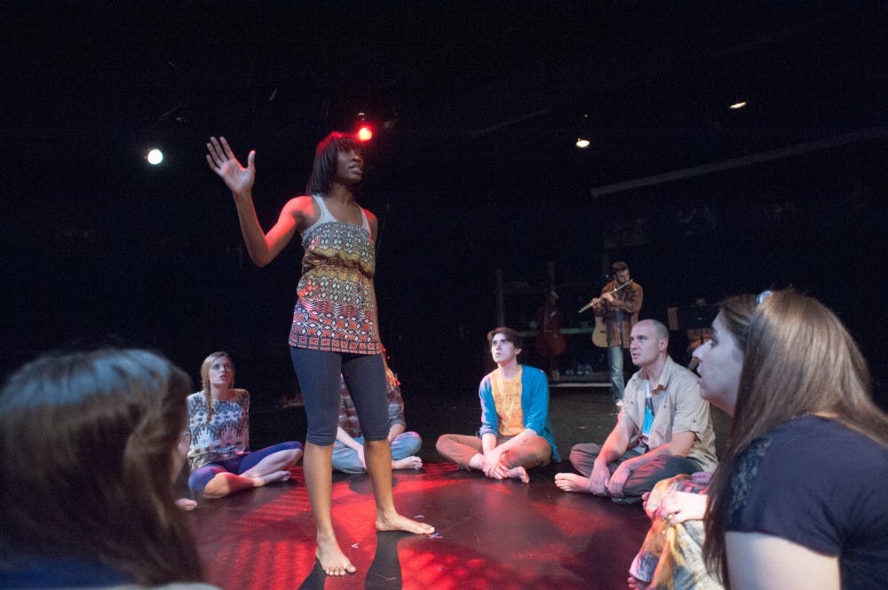 	Actors perform in the Department of Performing Arts’ production of “Wecycling” last year. 