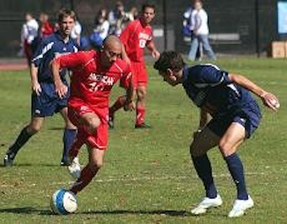 Sal Caccavale  goes in for a goal on Saturday. 