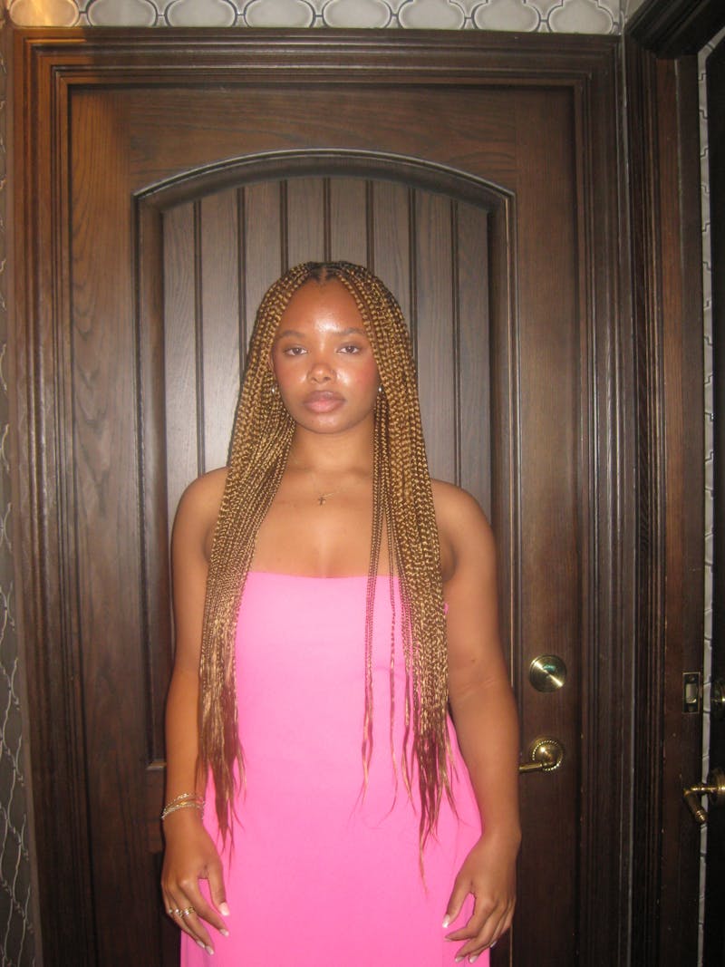 gdp blonde pink dress Guest Column: Fashion is politics