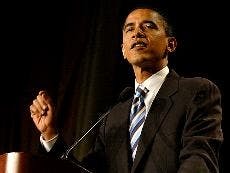 Hillary Clinton, D-N.Y., and Barack Obama, D-Ill., voiced their opinions on various issues at a DNC meeting Friday at the Washington Hilton.