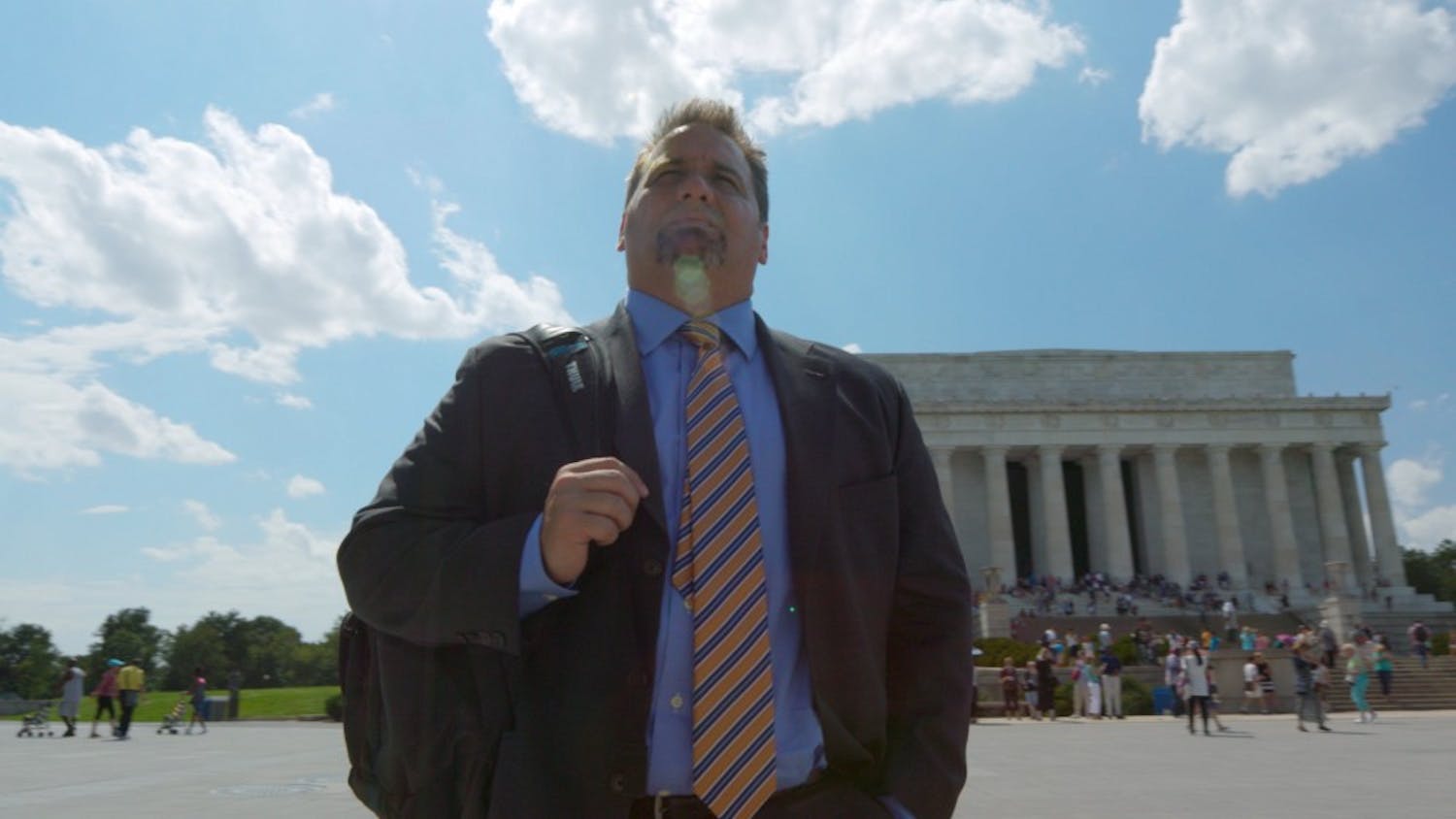 Dan David in "The China Hustle," a Magnolia Pictures release. 