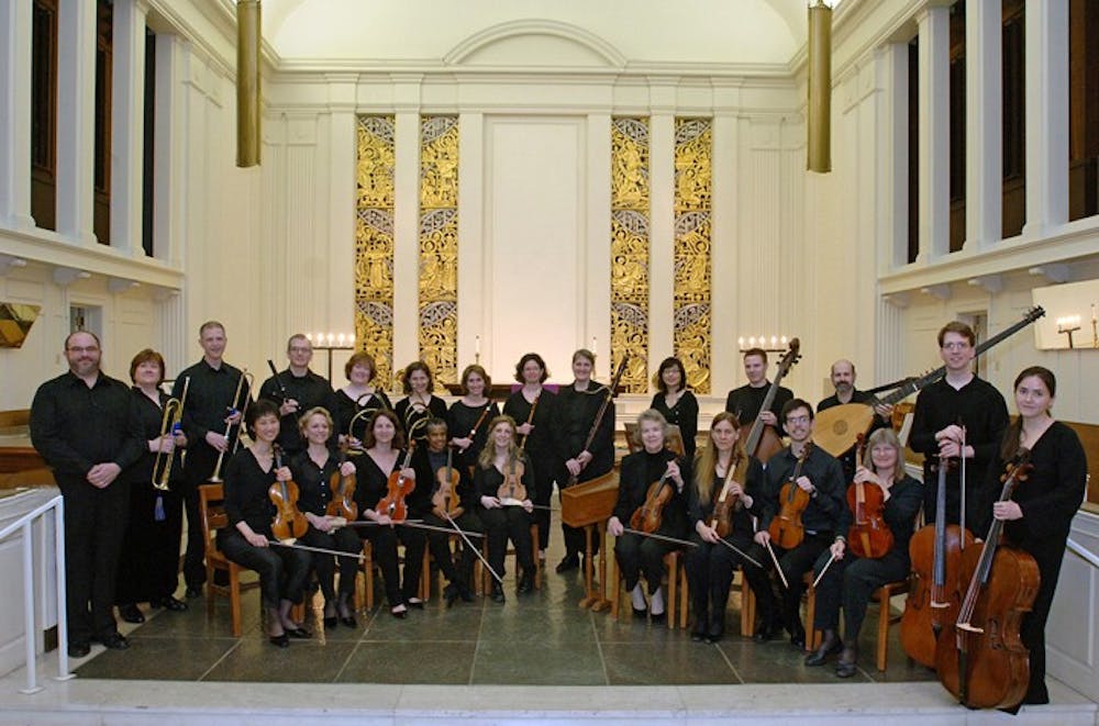BLACK AND BOW TIE â€” Daniel Abrahamâ€™s touching Baroque performance showed the mastery of his abilities as a composer.  Also a professor and choral director at AU, Abrahamâ€™s Maryland-based symphony performed classics such as Muffatâ€™s â€œDulce Somiumâ€ and â€œConcerto Grosso in D Majorâ€ on Oct. 24.  