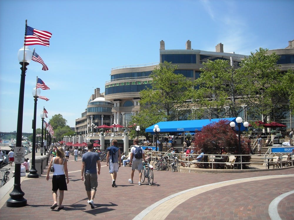 Guests can visit exhibits throughout Georgetown&nbsp;during the GLOW event.