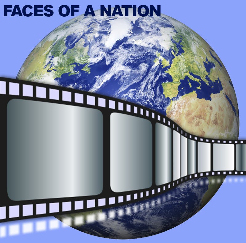 faces of a nation stock graphic