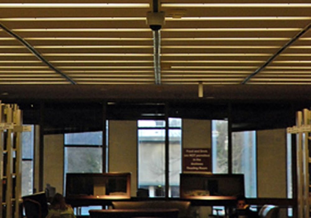 BIG BENDER IS WATCHING  â€” Over 42 new security cameras were installed in Bender Library over winter break. The cameras will be monitoring high traffic areas of the library to increase visibility and cut down on laptop thefts.