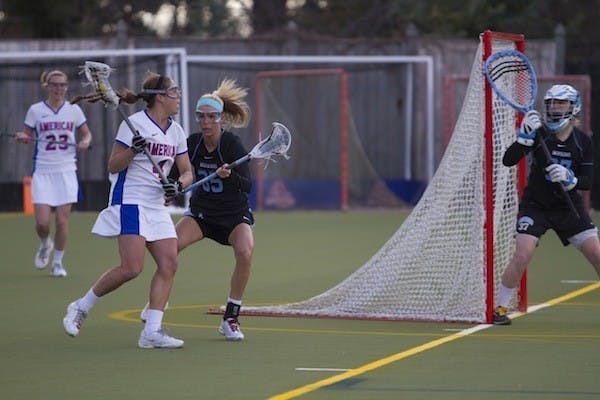 Samantha Marshall (second from left) looks to lead AU to the PL Championship finals.