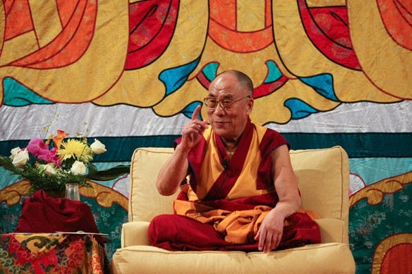 HARMONY â€” The 14th Dalai Lama spoke about religious tolerance and Buddhist traditions in Bender Arena, Oct. 10. The Dalai Lama concluded his visit to D.C. with a teaching at AU after meeting with prominent U.S. government officials, including Sen. John McCain, R-Ariz., and Speaker of the House Nancy Pelosi, D-Calif. He was also presented with a human rights award.