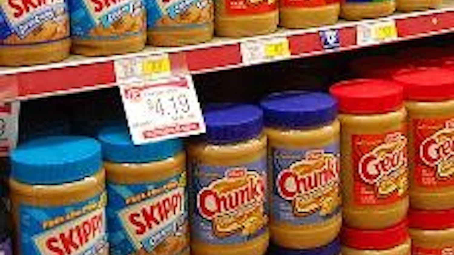 CHUNKY OR CREAMY? - TDR pulled peanut better off its menu after the FDA warned of a salmonella contamination in January. 