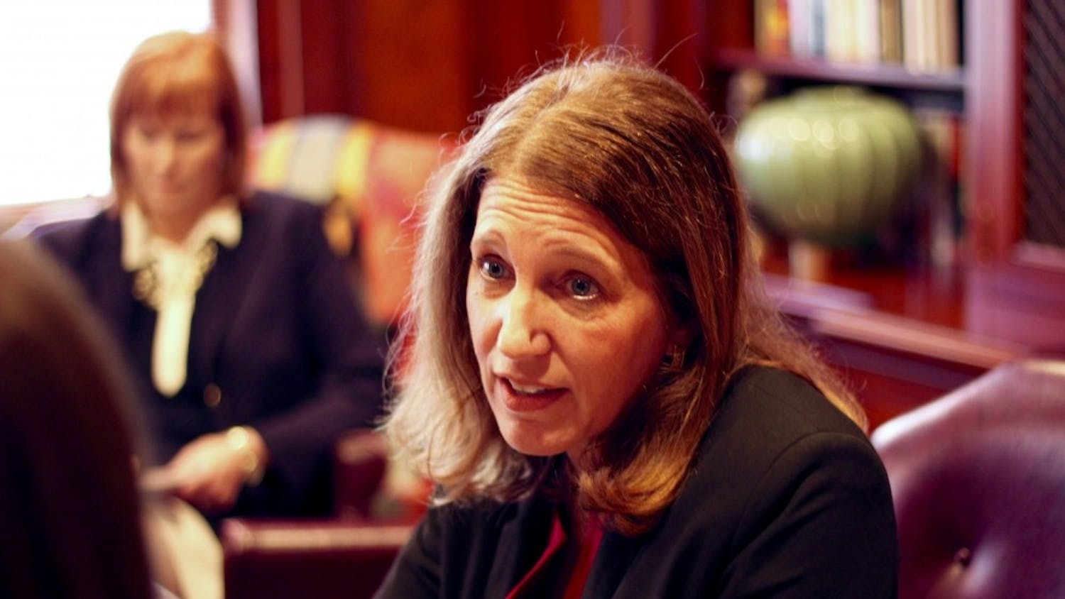 Unjversity President Sylvia Burwell released a statement addressing the anti-immigration flyers found on campus Monday.