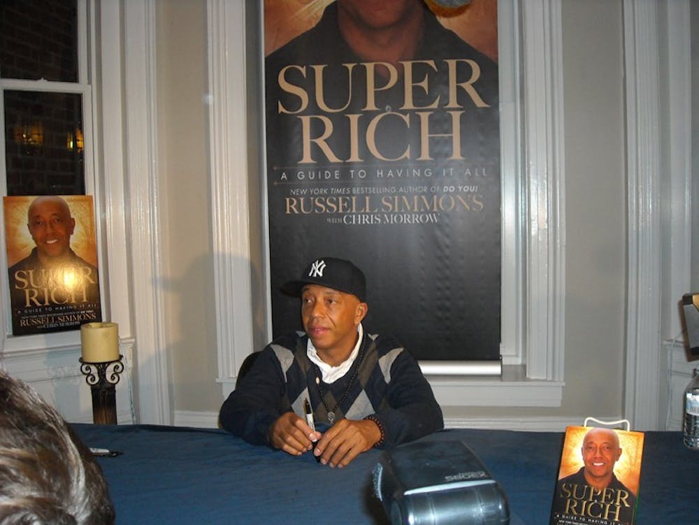 CELEBRITY GURU â€”  Self-made millionaire Russell Simmons has published a second book, ambitiously titled, â€œSuper Rich: A Guide to Having it All.â€ The star lays down rules for how to gain spiritual wealth.