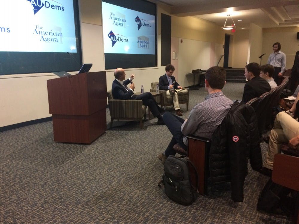Presidential candidate John Delaney visits AU
