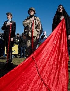 Various protesters demonstrated against the war in Iraq Saturday on the National Mall. More photos can be viewed online at theeagleonline.com.