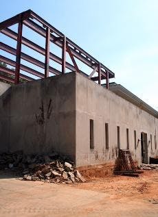 REVAMPING KOGOD - Construction is now under way at the Kogod Building. Remodeling is also scheduled to take place in the future at the School of International Service building.