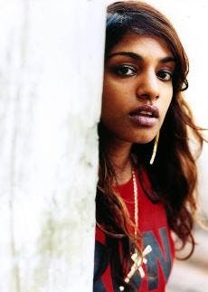BAILE BEATS -- Sri Lankan transplant M.I.A. borrows world sounds to craft impressive second effort.