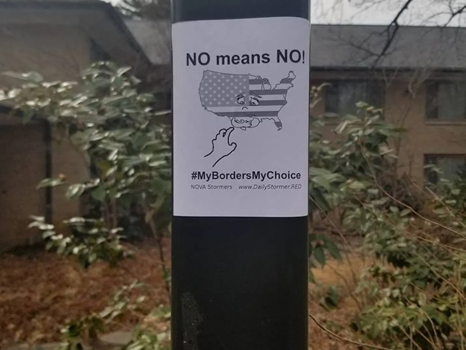 A flyer found outside Roper Hall.