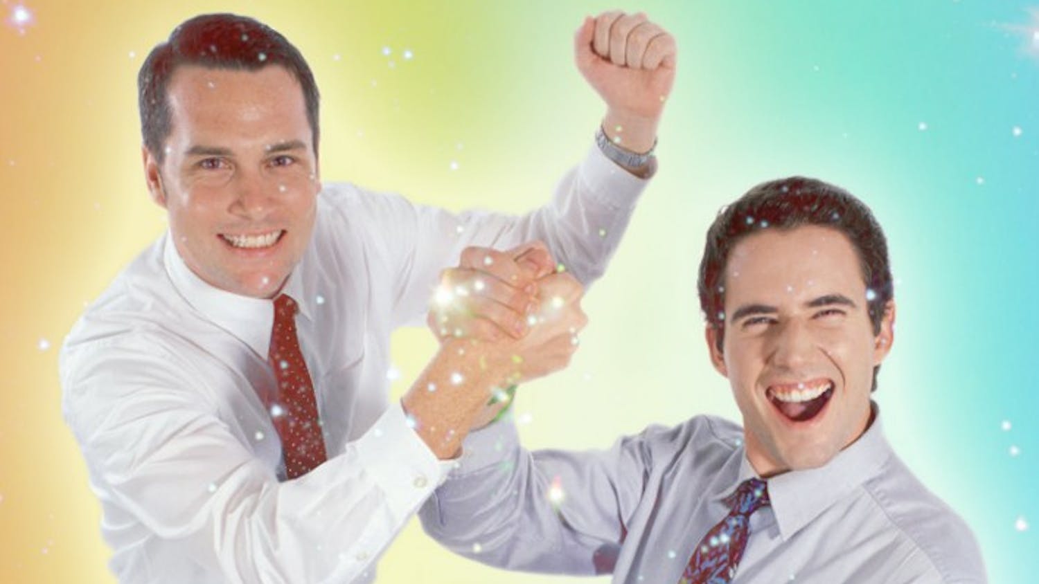 SUPER BAKED — This image circulated as part of a DEA flyer illustrates the signs and symptoms of being ‘high on life,’ including excessive happiness, man-hugs and risk of overdosing on pure awesomeness.