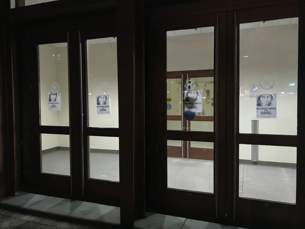 ‘No More Wars for Israel’ flyers posted on School of International Service building
