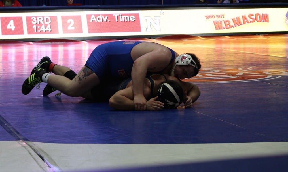 Wrestling loses tight 24-16 contest to Bucknell