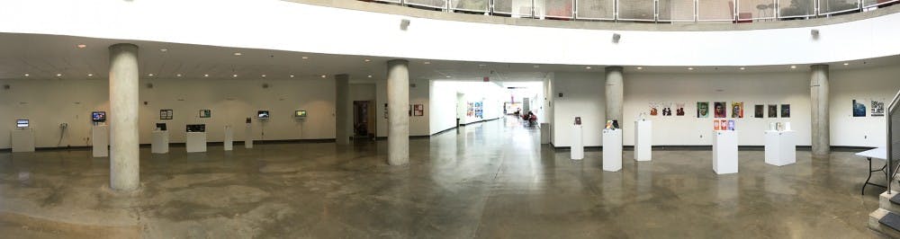 The Katzen Rotunda during last year's AU Design Show. The 2018 Design Show begins on Wednesday, April 4.