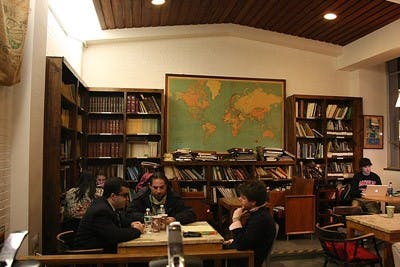 ROASTING AWAY THE DAY â€” In the coming months, the Davenport Coffee Lounge will move to a new location in the soon-to-be-finished School of International Service building. Some customers and employees of the cafe said they are worried this upgraded locale will not have the same character.