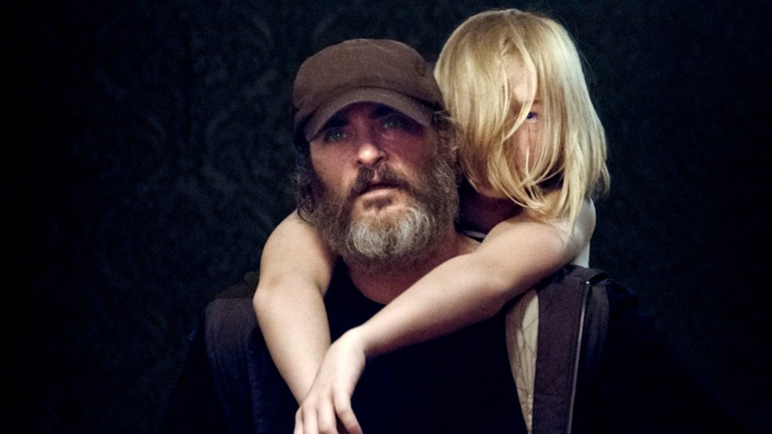 Joaquin Phoenix and Ekaterina Samsonov in Lynne Ramsay's YOU WERE NEVER REALLY HERE, an Amazon Studios release.