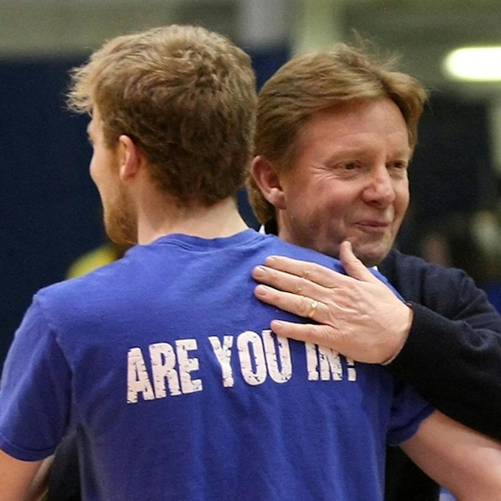 â€˜WAIT TILL NEXT YEARâ€™ â€” For the first time in four years, a Student Government president defeated AU President Neil Kerwin in the annual basketball shootout. â€œIâ€™m devastated,â€ Kerwin said. MacCracken defeated Kerwin by making seven baskets in 60 seconds. Kerwin only scored six.