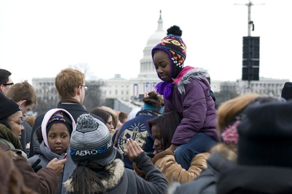Students experience inauguration first-hand