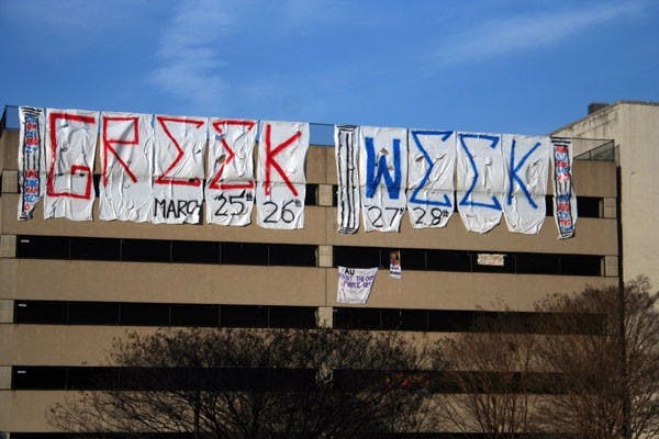 BEST WEEK EVER? â€” This yearâ€™s Greek Week will be four days instead of the regular seven. Greek Week coordinators felt they would get better turnout for the events over a weekend than over an entire week. Stricter alcohol policies will be enforced this year to prevent a repeat of past mishaps. 