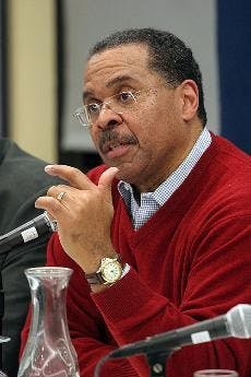 GOP GABBING - Former Ohio Secretary of State and 2006 Ohio Republican gubernatorial nominee Kenneth Blackwell discusses the party's possible strategies for the 2008 presidential election.