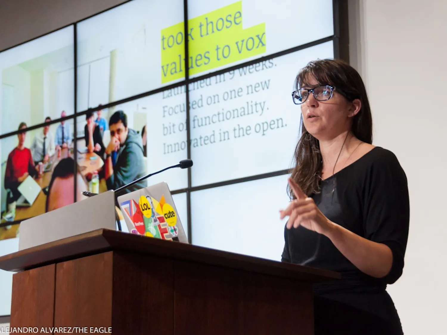 Melissa Bell, who co-founded Vox Media with Ezra Klein in early 2014.