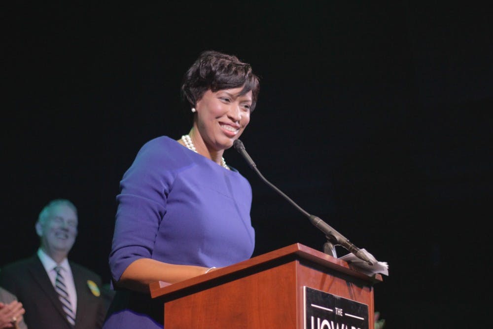 Muriel Bowser smiling