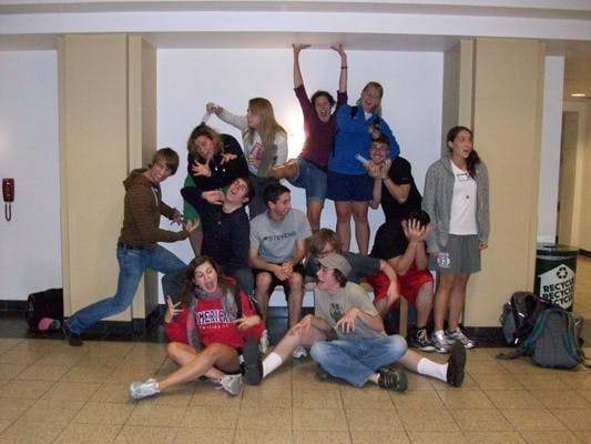 MISSION ACCOMPLISHED â€” AUâ€™s comedy troupe Mission Improvable said goodbye to 10 graduating senior members at a fun-filled show in the Tavern last Thursday. The group touched on everything from â€˜Jersey Shoreâ€™ and gay dolphin sharks to Beanie Babies and Chewbacca.