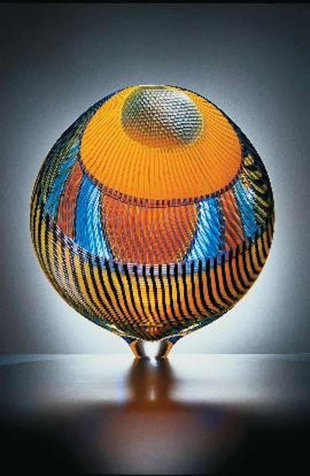 BLOW YOUR MIND - Murano glass pioneer Lino Tagliapietra pushed his craft to the limits of color and curve unlike any of his craftsmen contemporaries. The above design, though not on display in the Renwick exhibit, is an example of his dynamic use of the m